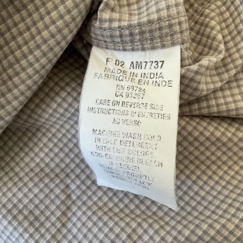 Columbia Shirt Mens Large‎ Gray Outdoor Authentic Long Sleeve Pockets - Picture 5 of 8
